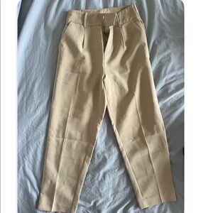 Beige trousers